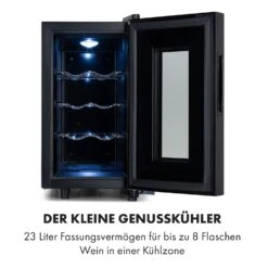 Bellevin 8 Uno Weinkühlschrank 23 Liter 11-18 °C LED Touch SingleZone -Küchenmaschinen Verkäufe 10035862 de 0003 logo