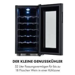 Bellevin 18 Uno Weinkühlschrank 50 Liter 11-18 °C LED Touch SingleZone -Küchenmaschinen Verkäufe 10035863 de 0003 logo