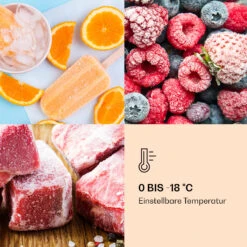 IceAge 88 Gefrierschrank 88 Liter EEK E 3 Etagen Thermostat Glasfront -Küchenmaschinen Verkäufe 10036066 de 0004 logo