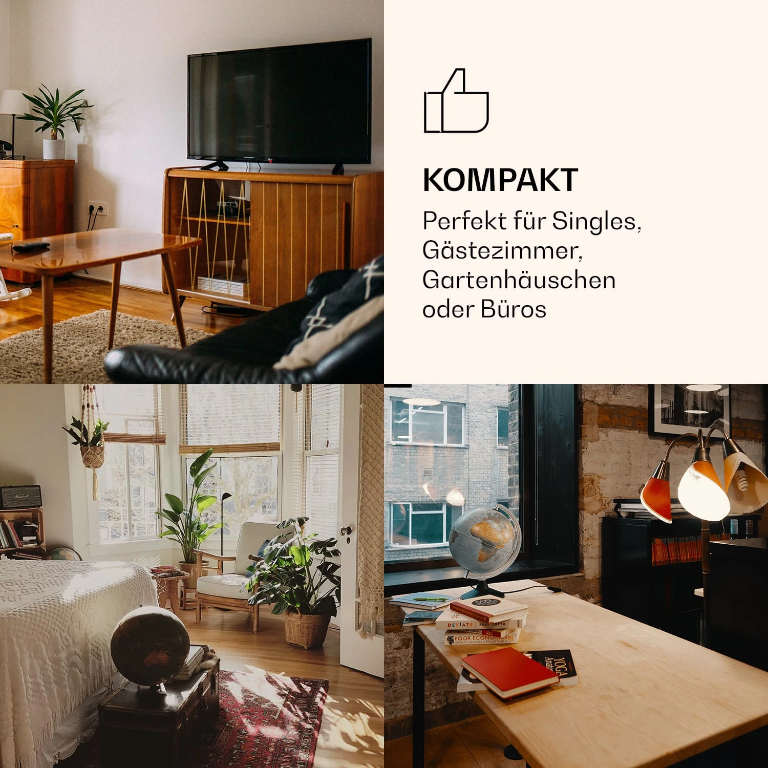 CoolArt 45L Mini-Kühlschrank EEK F Gefrierfach 1,5l Designtür 6 CoolArt 45L Mini-Kühlschrank EEK F Gefrierfach 1,5l Designtür – Bild 4