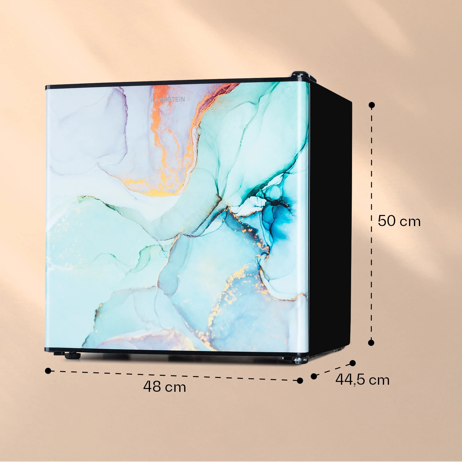 CoolArt 45L Mini-Kühlschrank EEK F Gefrierfach 1,5l Designtür 8 CoolArt 45L Mini-Kühlschrank EEK F Gefrierfach 1,5l Designtür – Bild 6