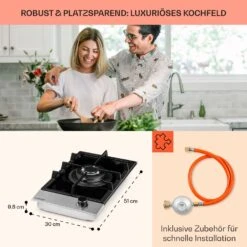 Alchemist Gaskochfeld 1 Wokbrenner Glaskeramik -Küchenmaschinen Verkäufe 10036335 de 0006 usp