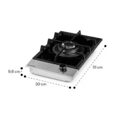 Alchemist Gaskochfeld 1 Wokbrenner Glaskeramik -Küchenmaschinen Verkäufe 10036335 yy 0011 dimensions