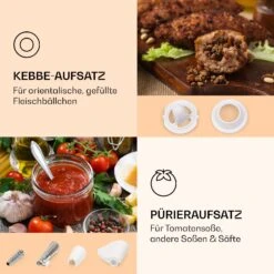 Mighty Mince Elektrischer Fleischwolf 500 - 1361 Watt 3 Lochscheiben -Küchenmaschinen Verkäufe 10036478 de 0004 logo