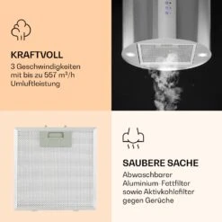 Barella Dunstabzugshaube 35,5 X 93,5 X 43 Cm Umluft 557 M³/h LED Aktivkohlefilter -Küchenmaschinen Verkäufe 10037864 de 0004 logo