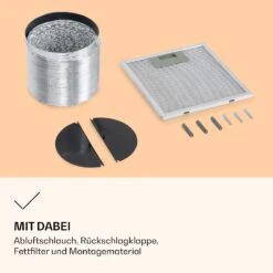 Barella Dunstabzugshaube 35,5 X 93,5 X 43 Cm Umluft 557 M³/h LED Aktivkohlefilter -Küchenmaschinen Verkäufe 10037864 de 0005 logo