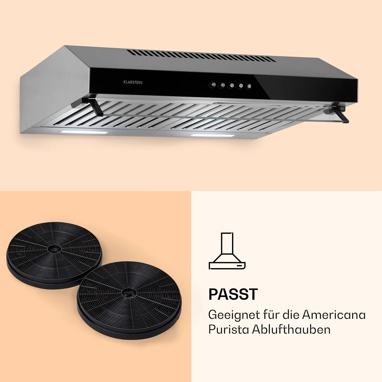 Americana Purista Aktivkohlefilter 2er-Set Zubehör Ersatz 18 X 2 Cm (ØxH) 4 Americana Purista Aktivkohlefilter 2er-Set Zubehör Ersatz 18 X 2 Cm (ØxH) – Bild 2