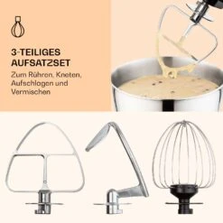 Bella Mini Rührmaschine 1200 W 6 Stufen 4 Liter Edelstahl Pulsfunktion -Küchenmaschinen Verkäufe 10037980 de 0005 logo