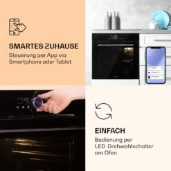 Illuminosa Smart Einbaubackofen 2800W 11 Funktionen App-Steuerung -Küchenmaschinen Verkäufe 10038335 de 0003 logo