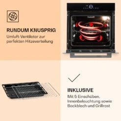 Illuminosa Smart Einbaubackofen 2800W 11 Funktionen App-Steuerung -Küchenmaschinen Verkäufe 10038335 de 0006 logo