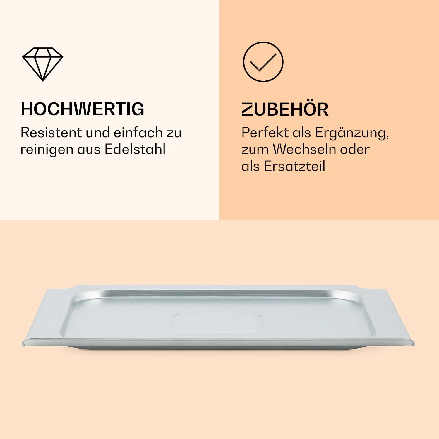 AeroVital Jumbo Heißluftfritteuse Abtropfblech Edelstahl 5 AeroVital Jumbo Heißluftfritteuse Abtropfblech Edelstahl – Bild 3