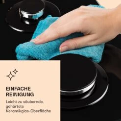 Victoria Domino Gaskochfeld 2-flammig Sabaf-Brenner Glaskeramik Retro-Look -Küchenmaschinen Verkäufe 10038374 de 0007 logo