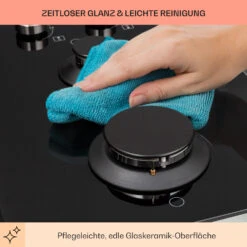 Illuminosa Domino Gaskochfeld 2-flammig Sabaf-Brenner Glaskeramik -Küchenmaschinen Verkäufe 10039896 de 0007 usp