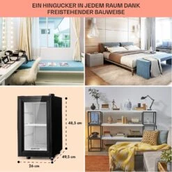 Brooklyn 23 Slim Kühlschrank LED Kunststoff-Einsatz Glastür -Küchenmaschinen Verkäufe 10039904 DE 0006 usp