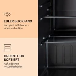 Obsidian Kühlschrank 72 Liter Eisfach Schwarz -Küchenmaschinen Verkäufe 10039911 de 0005 logo