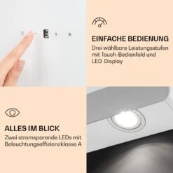 Aurora Eco 90 Dunstabzugshaube 550 M³/h 90cm Kopffrei Ambientelicht -Küchenmaschinen Verkäufe 10039930 de 0005 logo