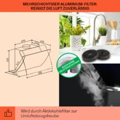 Clara 90 Dunstabzugshaube Glas 509 M³/h Touch Ambiente-Licht -Küchenmaschinen Verkäufe 10040142 de 0005 logo