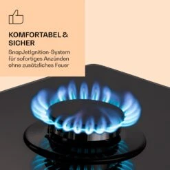 Ignito Chef Edition 5 Zonen Gaskochfeld 5-flammig Sabaf-Brenner Glaskeramik -Küchenmaschinen Verkäufe 10040146 de 0004 logo