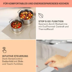 Victoria 5 Flex Induktionskochfeld Einbau 7400W 2 Flexzonen Timer -Küchenmaschinen Verkäufe 10040204 de 0004 usp