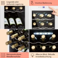 Shiraz 18 Slim Uno Weinkühlschrank 50l 18Fl Touch-Bedienfeld 5-18°C 14 Shiraz 18 Slim Uno Weinkühlschrank 50l 18Fl Touch-Bedienfeld 5-18°C -Küchenmaschinen Verkäufe 10040215 de 0005 usp