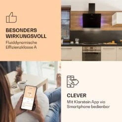 Aurora 60 Smart Dunstabzugshaube 550 M³/h 60cm Kopffrei Ambiente-Licht EEC A++ 12 Aurora 60 Smart Dunstabzugshaube 550 M³/h 60cm Kopffrei Ambiente-Licht EEC A++ -Küchenmaschinen Verkäufe 10040234 de 0003 logo