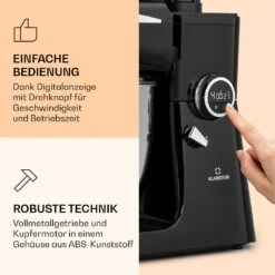 Renata Rossa Küchenmaschine 3-in-1 2000W 2,7PS 5Ltr Edelstahl BPA-frei 12 Renata Rossa Küchenmaschine 3-in-1 2000W 2,7PS 5Ltr Edelstahl BPA-frei -Küchenmaschinen Verkäufe 10040500 de 0003 logo
