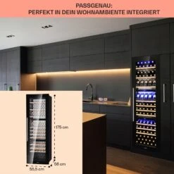 Vinsider 89 Built-In Trio Built-In Weinkühlschrank 5 – 18 °C Touch-Bedienfeld Holzregale 16 Vinsider 89 Built-In Trio Built-In Weinkühlschrank 5 – 18 °C Touch-Bedienfeld Holzregale -Küchenmaschinen Verkäufe 10040720 de 0006 usp