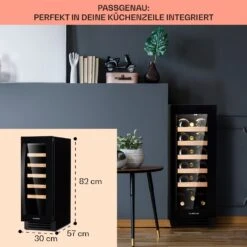 Vinovilla 20 Built-In Weinkühlschrank 50l / 20 Flaschen Glastür Edelstahl -Küchenmaschinen Verkäufe 10040729 de 0006 logo