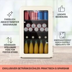 PopLife 70 Getränkekühler Kühlschrank 70 Ltr 0-10 °C Retro-Design LED -Küchenmaschinen Verkäufe 10040736 de 0005 usp