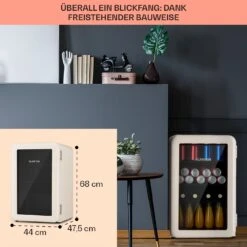 PopLife 70 Getränkekühler Kühlschrank 70 Ltr 0-10 °C Retro-Design LED -Küchenmaschinen Verkäufe 10040736 de 0006 usp