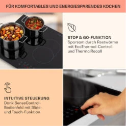 Virtuosa 5 Einbaukochfeld 5 Zonen 8500W Glaskeramik -Küchenmaschinen Verkäufe 10041117 de 0004 usp