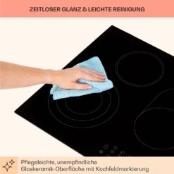 Virtuosa 5 Einbaukochfeld 5 Zonen 8500W Glaskeramik -Küchenmaschinen Verkäufe 10041117 de 0007 usp