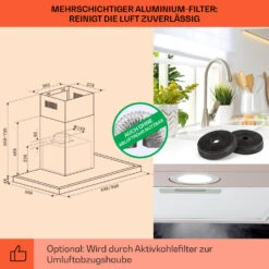 Limelight Dunstabzugshaube 90cm Wandhaube 600m³/h 14 Limelight Dunstabzugshaube 90cm Wandhaube 600m³/h -Küchenmaschinen Verkäufe 10041133 de 0005 logo