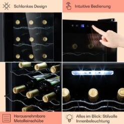 Barolo 15 Uno Weinkühlschrank 48 Ltr 15 Flaschen 11-18°C SingleZone 15 Barolo 15 Uno Weinkühlschrank 48 Ltr 15 Flaschen 11-18°C SingleZone -Küchenmaschinen Verkäufe 10041207 de 0005 usp