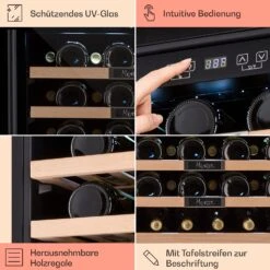 Vinsider 36 Built-In Uno Einbau-Weinkühlschrank 36 Flaschen 92 Ltr Edelstahl -Küchenmaschinen Verkäufe 10041288 de 0005 usp