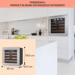 Vinsider 36 Built-In Uno Einbau-Weinkühlschrank 36 Flaschen 92 Ltr Edelstahl -Küchenmaschinen Verkäufe 10041288 de 0006 usp