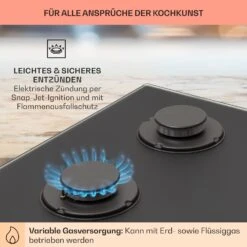 Firetale Gaskochfeld 4-flammig 60 Cm Aluminium-Brenner Inkl. Schlauch Und Druckminderer 14 Firetale Gaskochfeld 4-flammig 60 Cm Aluminium-Brenner Inkl. Schlauch Und Druckminderer -Küchenmaschinen Verkäufe 10041299 de 0005 usp