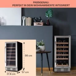 Vinovilla 29 Built-In Weinkühlschrank 81 L / 29 Fl. Glastür Edelstahl 15 Vinovilla 29 Built-In Weinkühlschrank 81 L / 29 Fl. Glastür Edelstahl -Küchenmaschinen Verkäufe 10041304 de 0006 logo