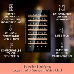 Barossa 50 Uno Weinkühlschrank 1 Zone 120 Ltr 50 Fl Touch-Display -Küchenmaschinen Verkäufe 10041307 de 0002 logo