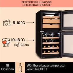 El Dorado 89 Käse & Weinkühlschrank 2 Zonen Touch 89L LED 13 El Dorado 89 Käse & Weinkühlschrank 2 Zonen Touch 89L LED -Küchenmaschinen Verkäufe 10041310 de 0004 logo