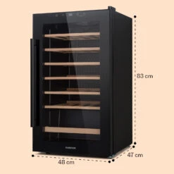 Barossa 32 Uno Weinkühlschrank 1 Zone 95 Liter / 36 Flaschen Touch-Display -Küchenmaschinen Verkäufe 10041395 yy 0008 dimensions
