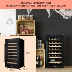Barossa 29 Uno Weinkühlschrank 1 Zone 88 Ltr / 28 Fl Touch-Display -Küchenmaschinen Verkäufe 10041397 de 0006 usp