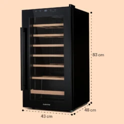 Barossa 29 Uno Weinkühlschrank 1 Zone 88 Ltr / 28 Fl Touch-Display -Küchenmaschinen Verkäufe 10041397 yy 0008 dimensions
