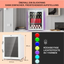 Coachella 60 Kühlschrank 60 Liter WiFi-Funktion Hintergrundbeleuchtung -Küchenmaschinen Verkäufe 10045042 de 0006 usp