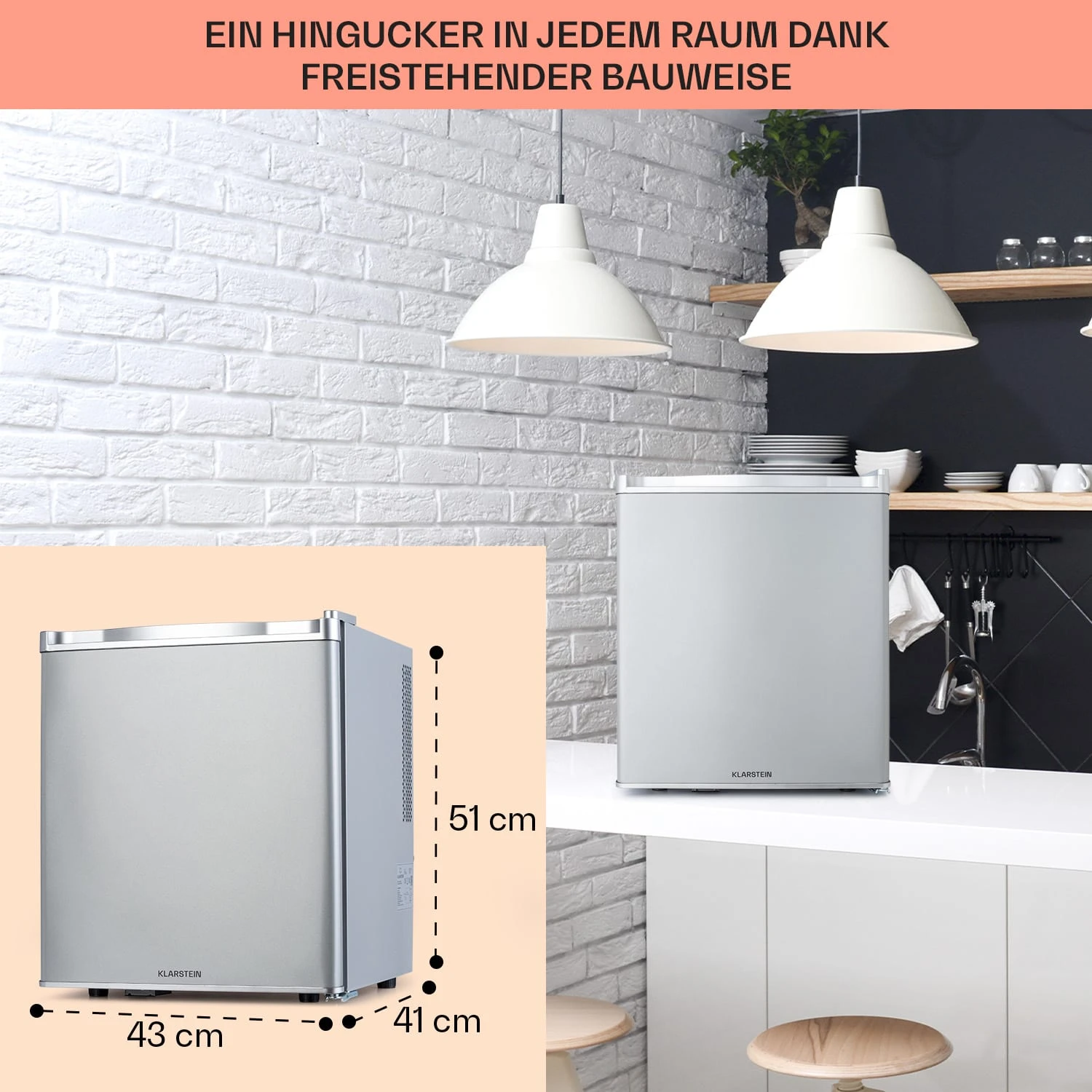 Happy Hour 38 Mini-Kühlschrank Minibar Getränkekühlschrank 38 L 26 DB 8 Happy Hour 38 Mini-Kühlschrank Minibar Getränkekühlschrank 38 L 26 DB – Bild 6