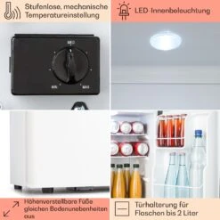 Happy Hour 38 Mini-Kühlschrank Minibar 38 Liter 26 DB -Küchenmaschinen Verkäufe 10045047 de 0005 usp