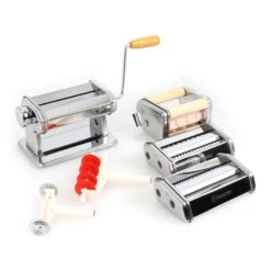Carina Morena Pasta Maker Set Küchenmaschine 800W 4L Edelstahlschüssel 14 Carina Morena Pasta Maker Set Küchenmaschine 800W 4L Edelstahlschüssel -Küchenmaschinen Verkäufe 60001807 yy 0008 titel Klarstein Pasta Maker Nudelmaschine