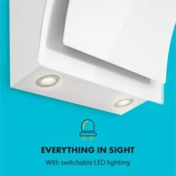 Sabia 60 Dunstabzugshaube | 60cm | 600 M³/h | Energieeffizienzklasse A | Inklusive 2 X Aktivkohlefilter -Küchenmaschinen Verkäufe 60002217 yy 0006 logo Klarstein Sabia 60 Dunstabzugshaube