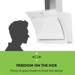 Sabia 60 Dunstabzugshaube | 60cm | 600 M³/h | Energieeffizienzklasse A | Inklusive 2 X Aktivkohlefilter -Küchenmaschinen Verkäufe 60002217 yy 0007 logo Klarstein Sabia 60 Dunstabzugshaube