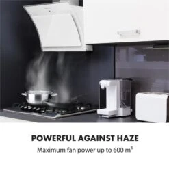 Sabia 60 Dunstabzugshaube | 60cm | 600 M³/h | Energieeffizienzklasse A | Inklusive 2 X Aktivkohlefilter -Küchenmaschinen Verkäufe 60002217 yy 0008 logo Klarstein Sabia 60 Dunstabzugshaube